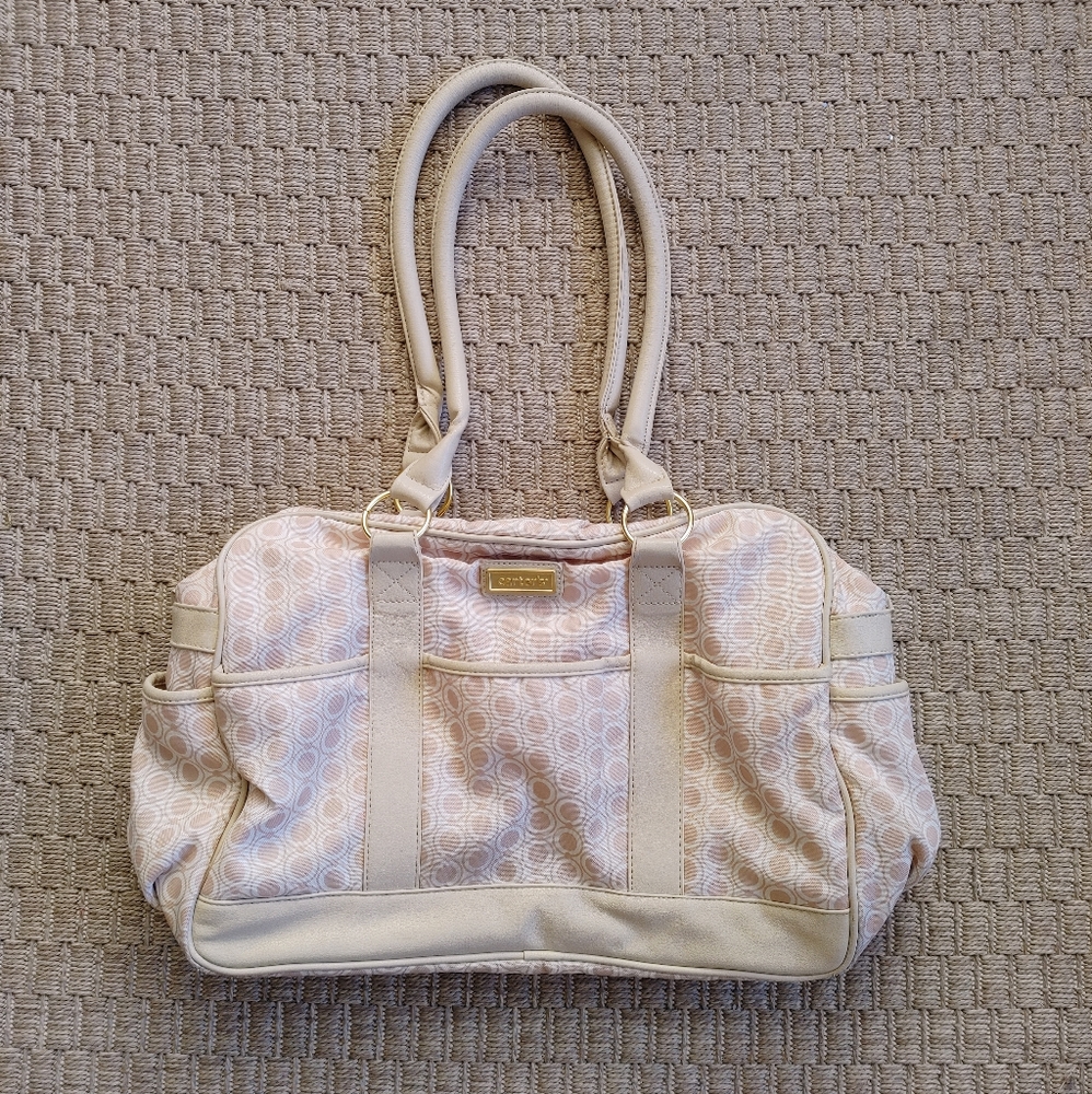 GUC Carters Diaper Bag Gender Neutral Beige White
